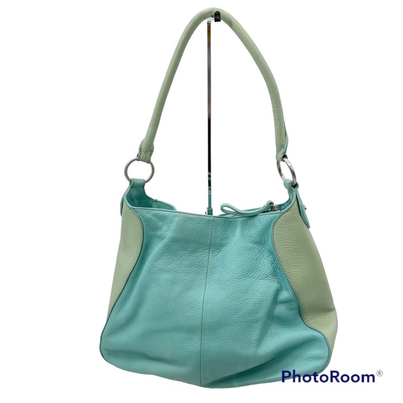 Mimco leather shoulder bag purse Retro Y2K - Picture 6 of 15